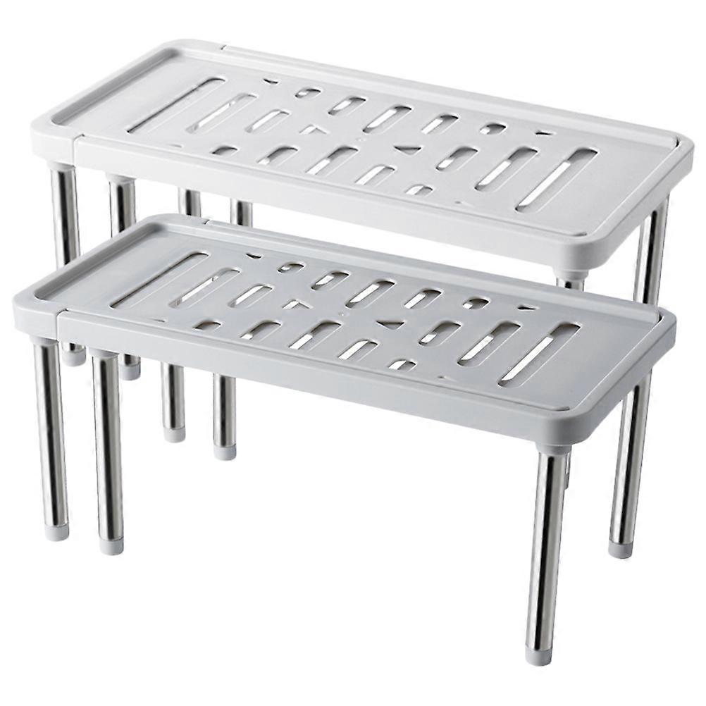 Multi-Function Spice Rack Kitchen Storage Rack for 2Pcs Bottles Use