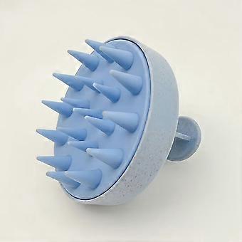 Brosse de massage du cuir chevelu en silicone, brosse à shampoing à poils doux pour la douche