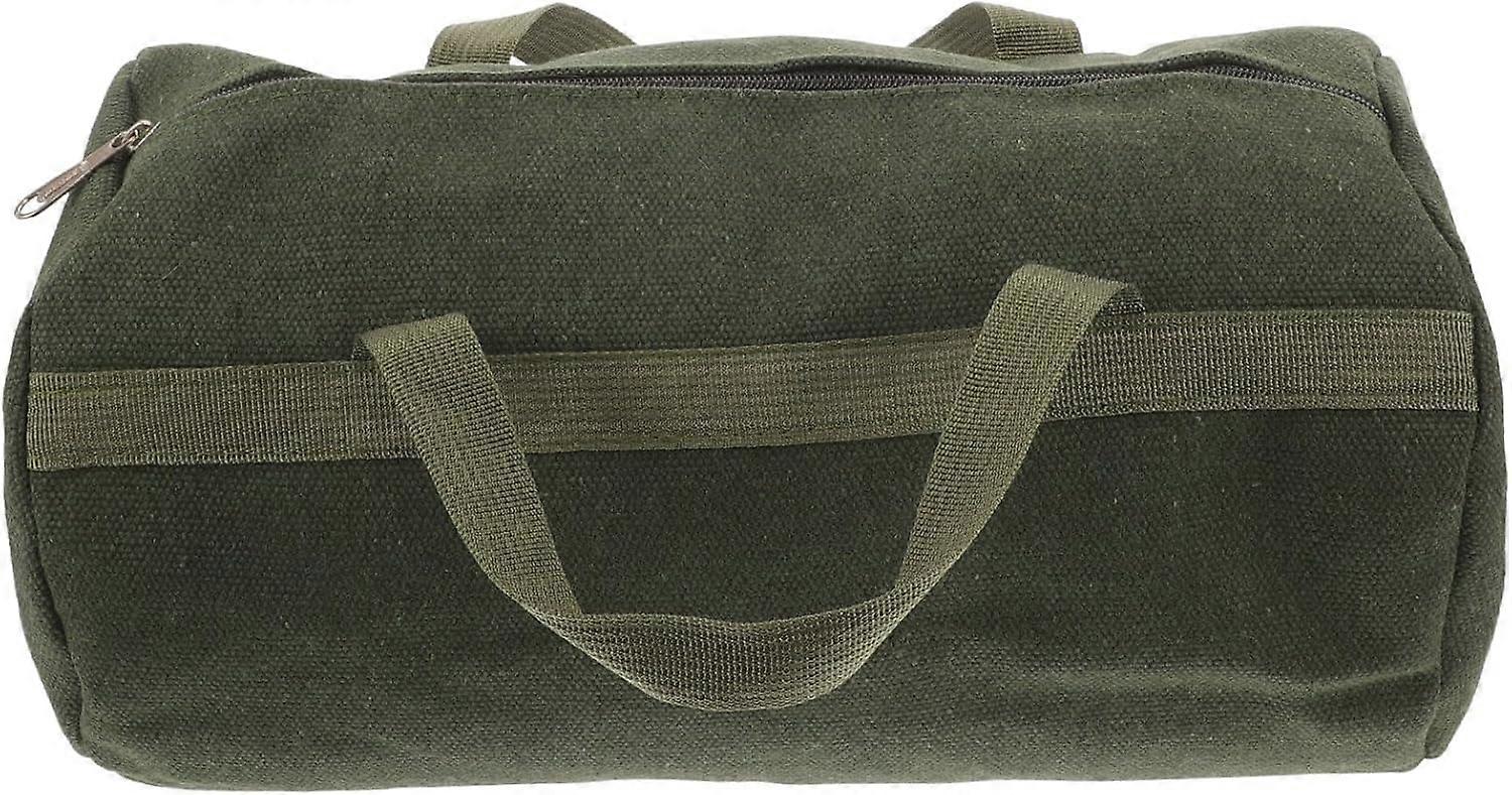 Canvas Tool Bag with Multifunctional Pouches, Small Compact Tool Kit,