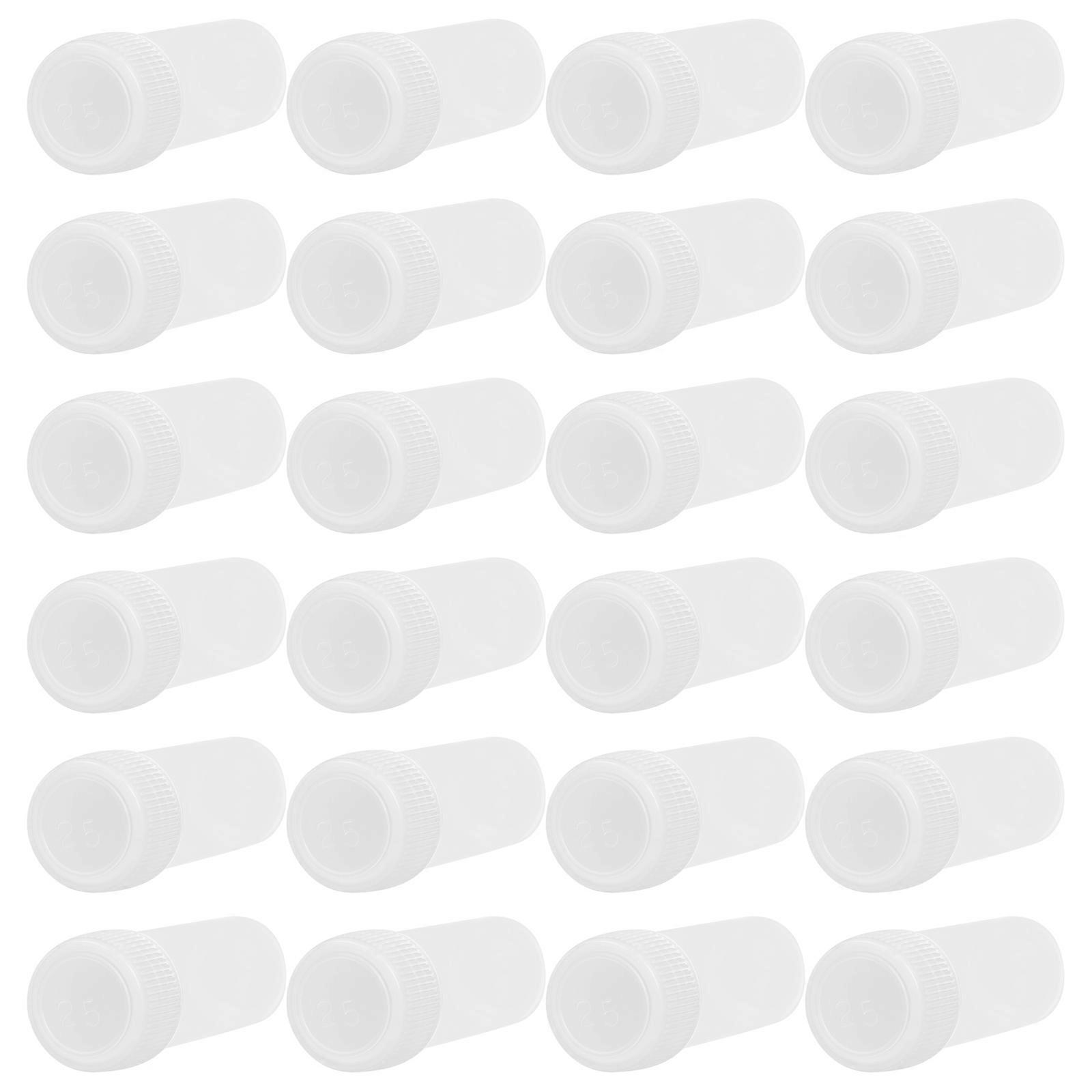 50pcs 5ml Empty Plastic Bottles Sample Bottles Refillable Bottles With Caps