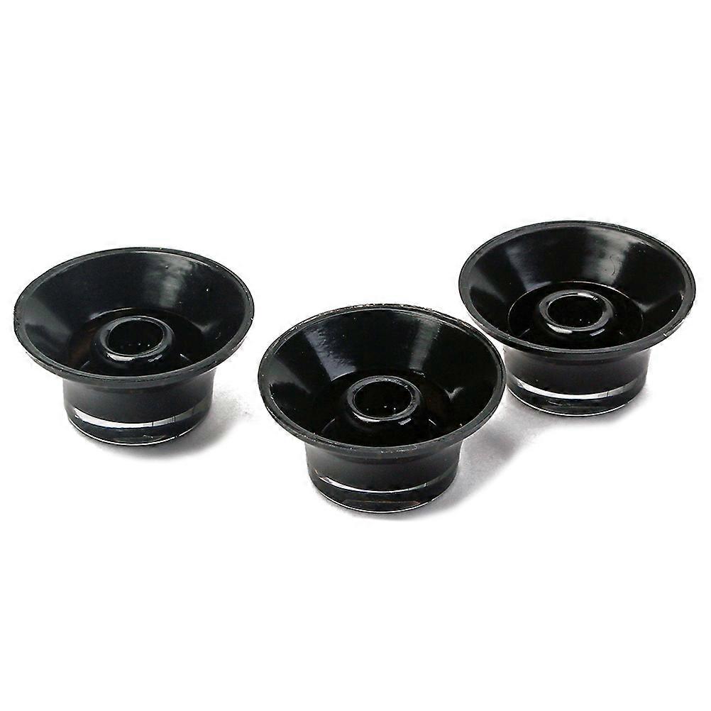 3PCS/Set Round Guitar Knobs Volume Tone Control Knobs Rotary Knobs Epiphone Style Electric Guitar Parts Replacement GD34 Black