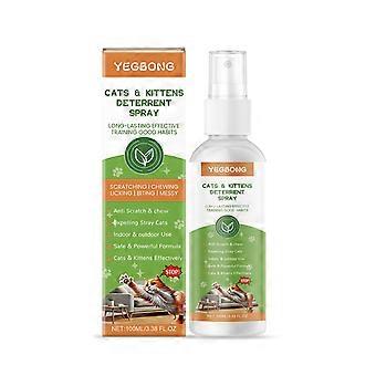 Cat Repellent Spray  Anti-Scratch & Anti-Bite Pet Deterrent for Furniture, Beds & Home (Natural, Easy Spray)