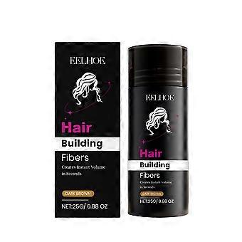 Polvere di modificazione della cheratina marrone scuro per capelli naturali, soffici e modellanti. È una polvere portatile per la cura quotidiana dei capelli.