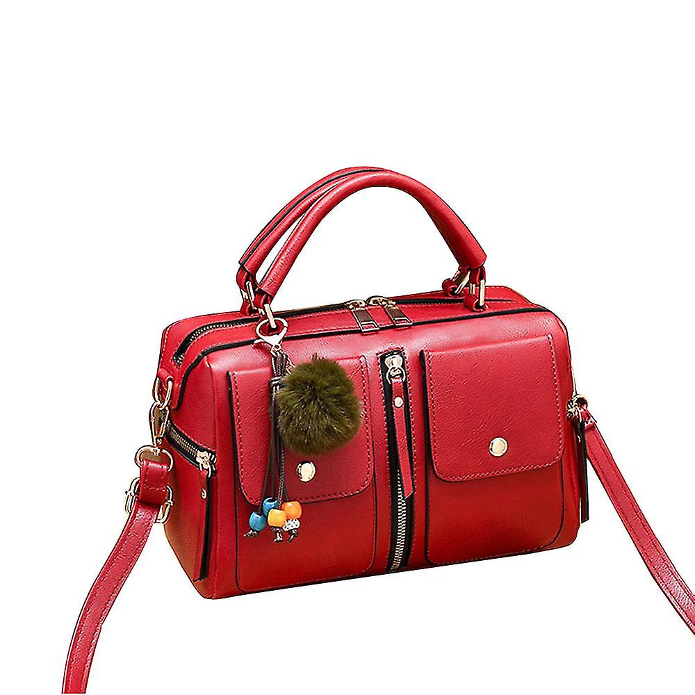 Kvinnor Läder Handväska Damer Axelväskor Messenger Väskor Kvinnor Tote Väska