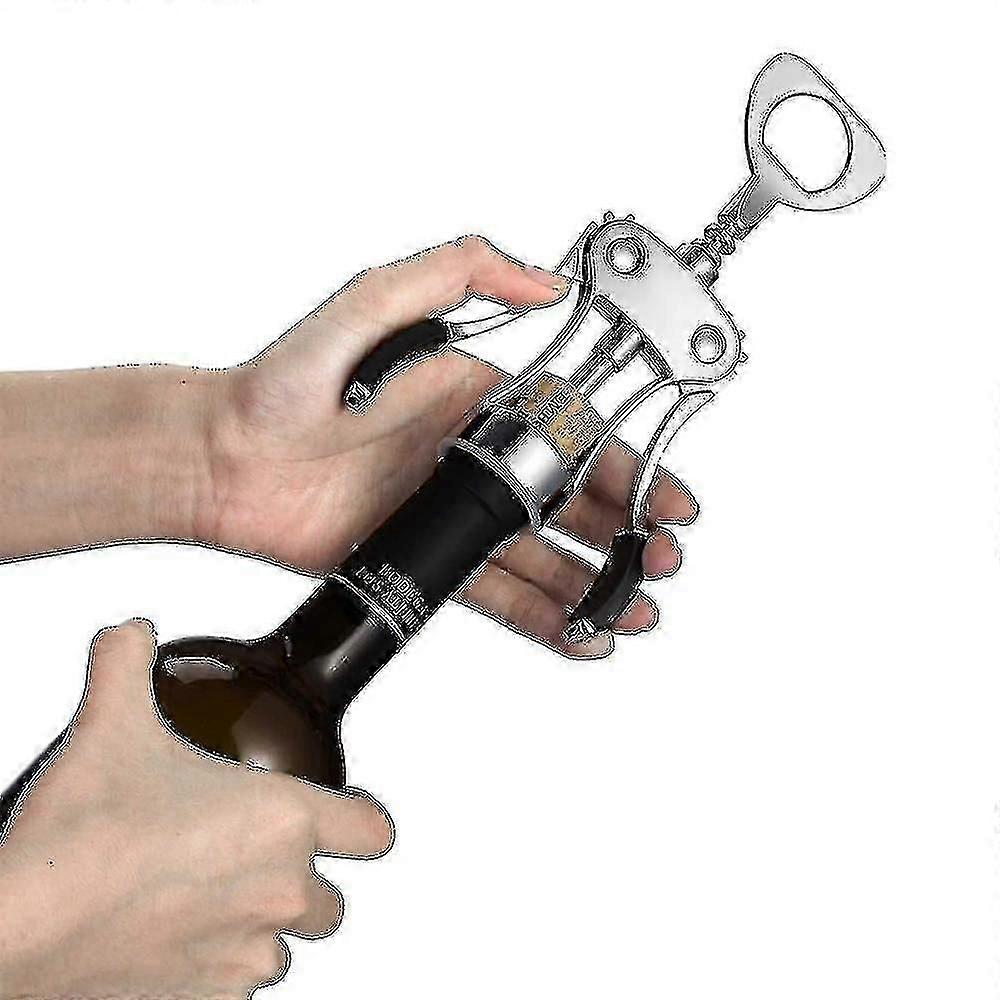 Rustfrit stål Wing Corkscrew Vinåbner