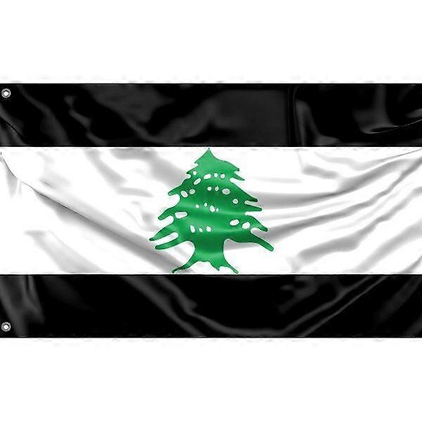 Black Lebanon Flag EY-0507
