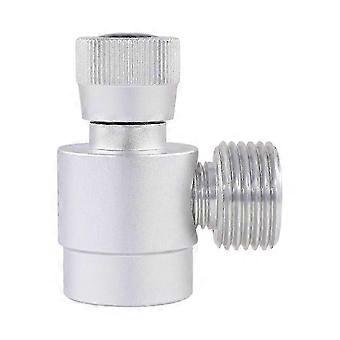 CO2 Cylinder Refill Adapter, Self-Made Gas Cylinder Regulator M10X1 to W21.8-14 Adapter compatible with Argon,CO2,Mixed Gas