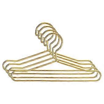 Goldene Puppenkleiderbügel, Mini-Metallbügel zur Aufbewahrung, 20 Stück
