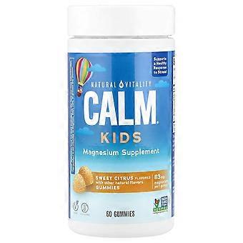 2 x Natural Vitality, CALM® Kids Gummies, Sweet Citrus, 83 mg, 60 Gummies