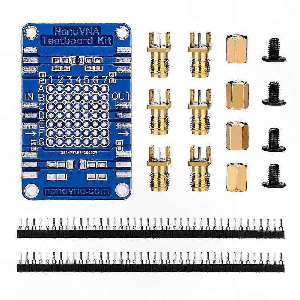 Vector Network Analyzer Test Board Kit for NanoVNA-Compatible Network Analysis Demo Board Setup