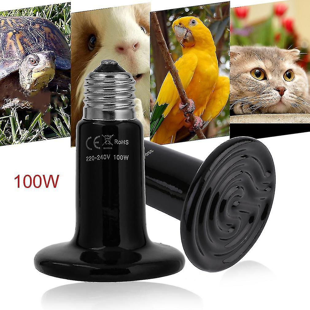 25w/50w/100w Ceramic Heat Emitter Bulb Light Lamp For Reptile Pet Brooder