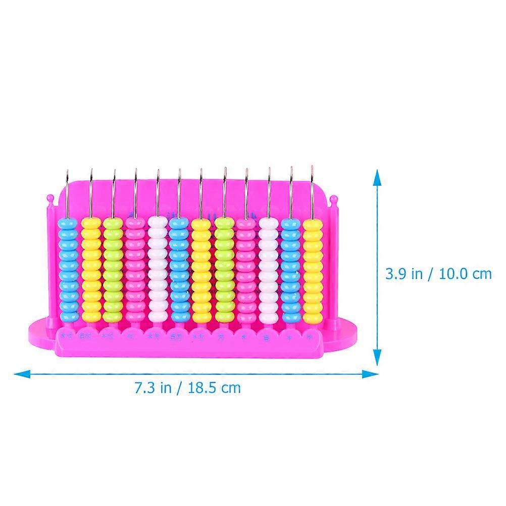 Counting Abacus Kids 12 Digits Plastic Math Learning Abacus Educational Bead