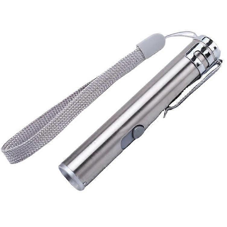 USB Reîncărcabil Pet Toy Cat Training Laser Pointer cu lanternă LED