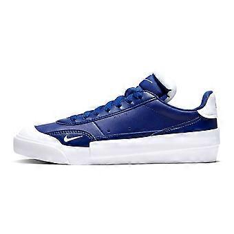 Nike Drop Type PRM Synthetic Leather Low top Skateboard Shoes Blue White Unisex CQ4383-400