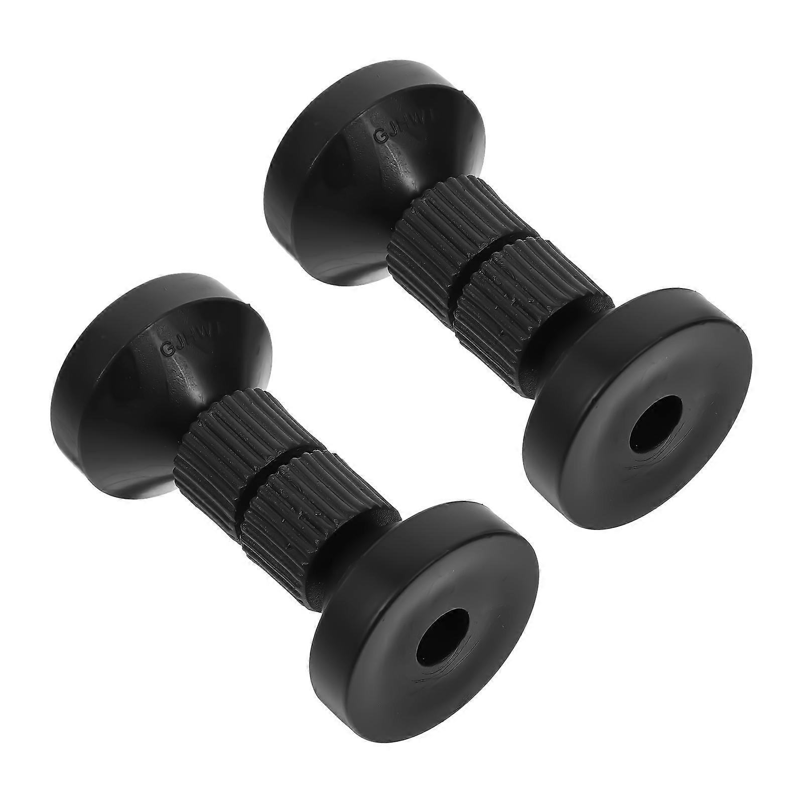 Bed Headboard Stabilizer for Bed Use 4Sets Black Threaded Stopper
