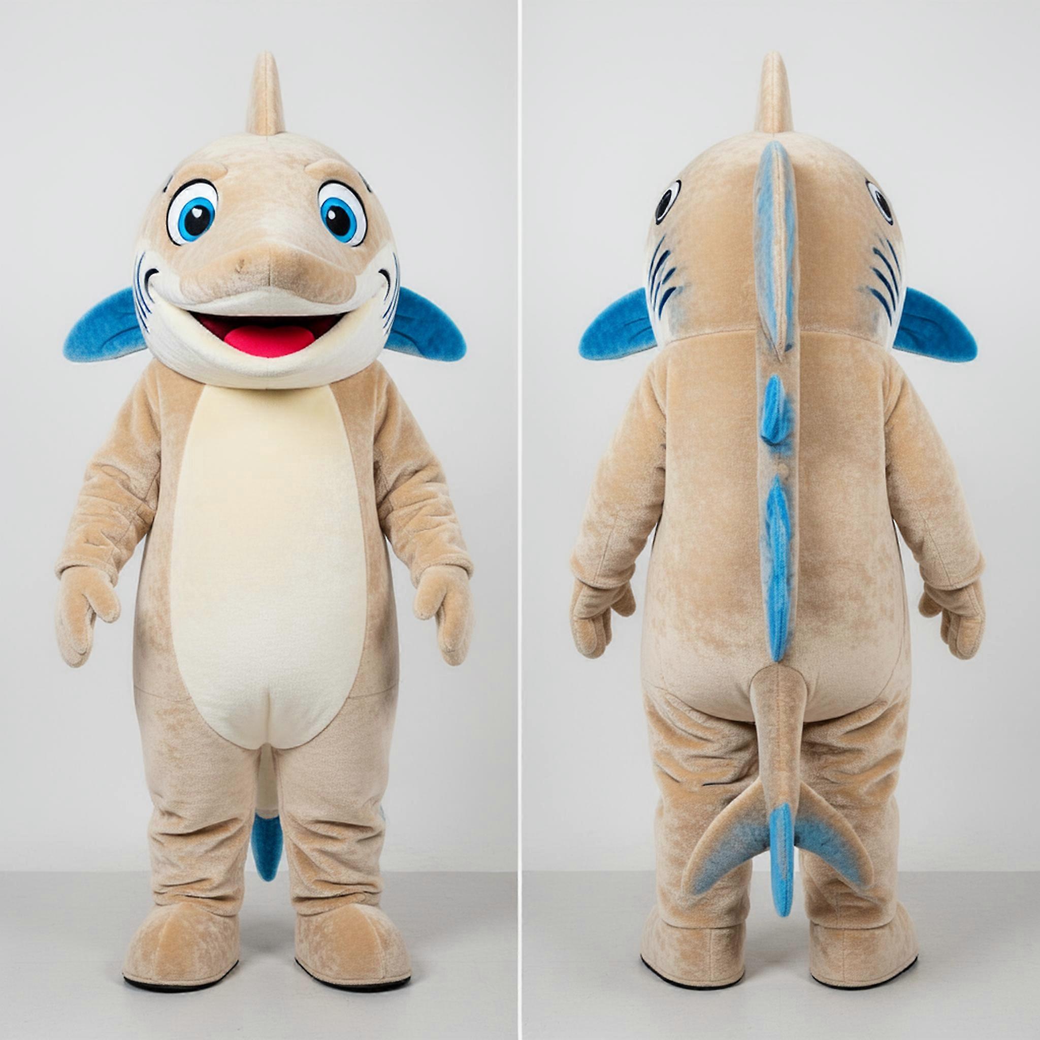 MASTICOT Beige Rounded Barracuda Mascot
