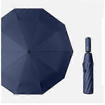 Compact Travel Umbrella Navy Blue 30.18in with OneTouch Auto Open Close WaterResistant Canopy