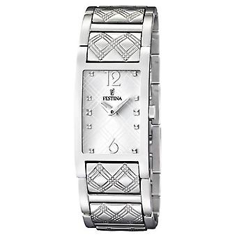 Festina tyttö kvartsi analoginen nainen katsella ruostumatonta terästä ranne koru F16556/1