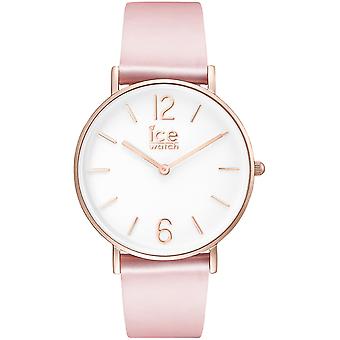 Ice City Tanner Quartz analoge vrouwen horloge met CT koeienhuid armband. PRG. 36. L. 16