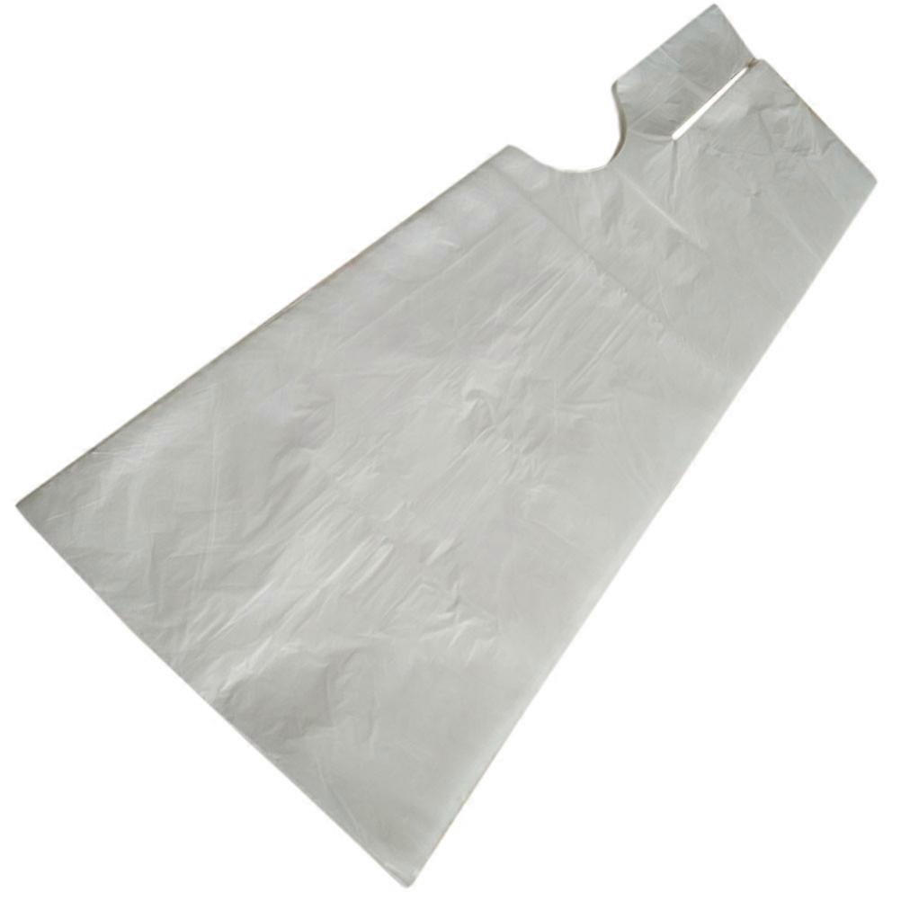 Protective Barber Apron Disposable Pe Material Cape 200Pcs Practical Use