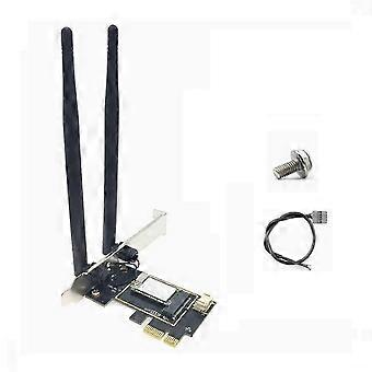 AC600 PCI-E langaton WiFi-sovitinkortti 600Mbps 2.4G/5G kaksikaistainen Bluetooth WiFi -verkkokortti Win7 8 10 11:lle