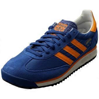 Adidas Sl 72 Rs Męskie modne buty sportowe w kolorze niebiesko-pomarańczowym