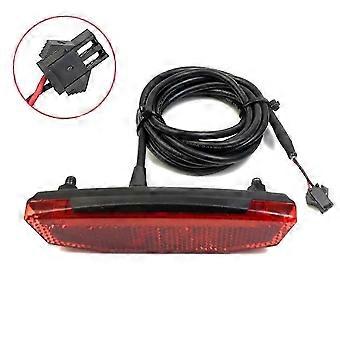 Electric Bicycle Rear Light Night 36V 48V Cycling LED Safety Warning Lamp Ebike Tail Scooter Accessories