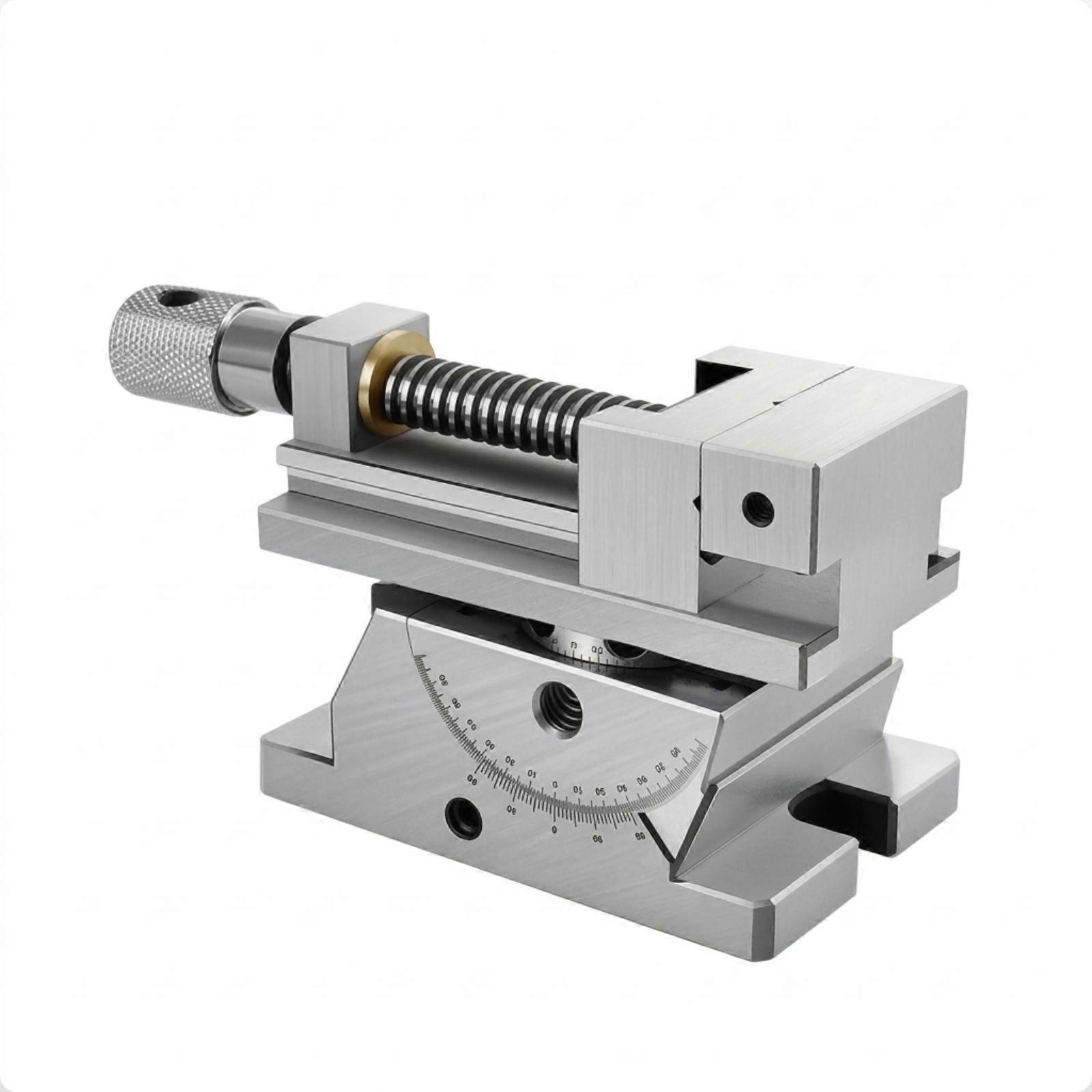 Universal Angle Vise Precision Vise with Rotating Base Adjustable Tilting for