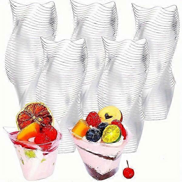 Transparent dessert cups reusable 20pcs set wedding dessert cup