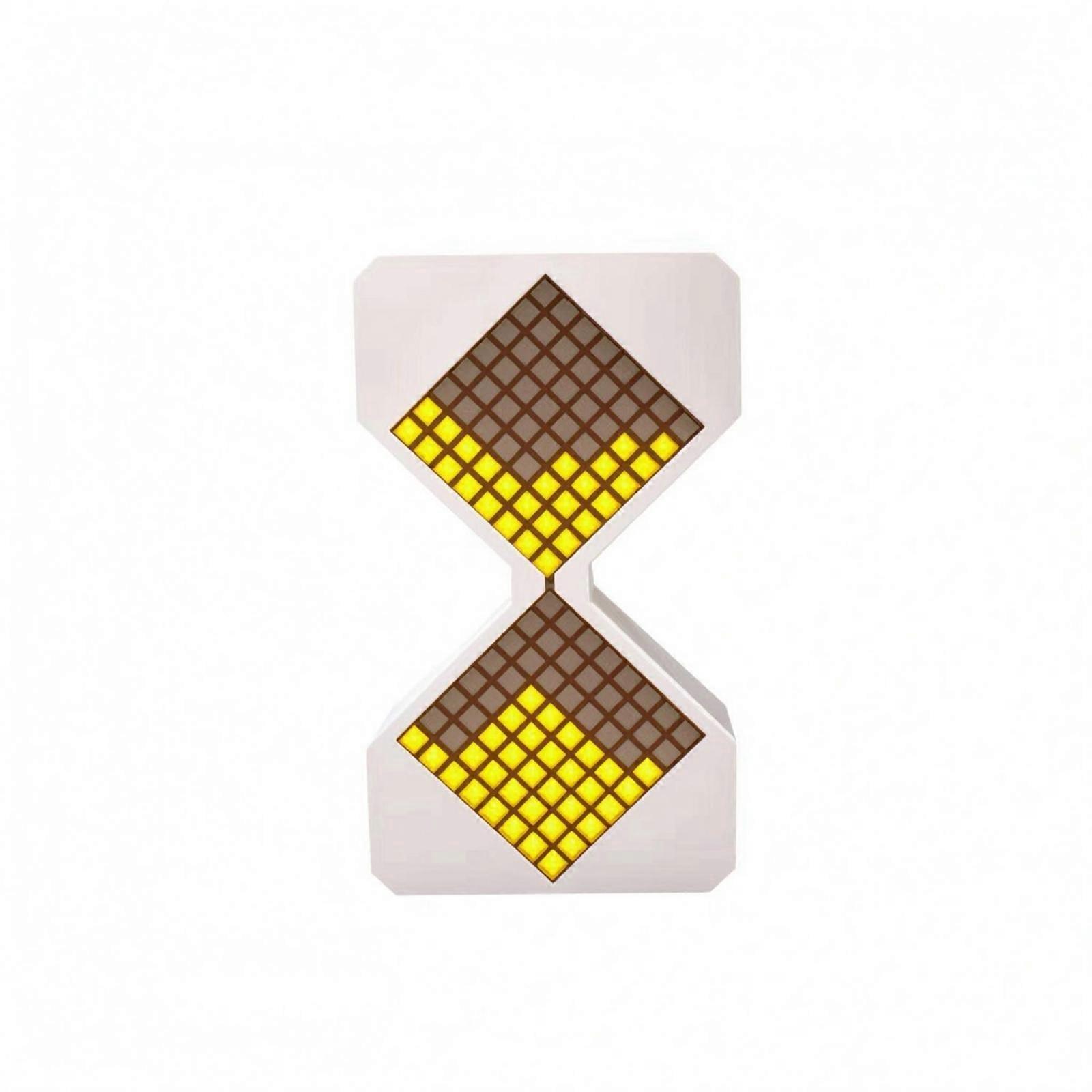 LED Timekeeper Timer Diamond-Shaped Hourglass Timer Faceted Timekeeper