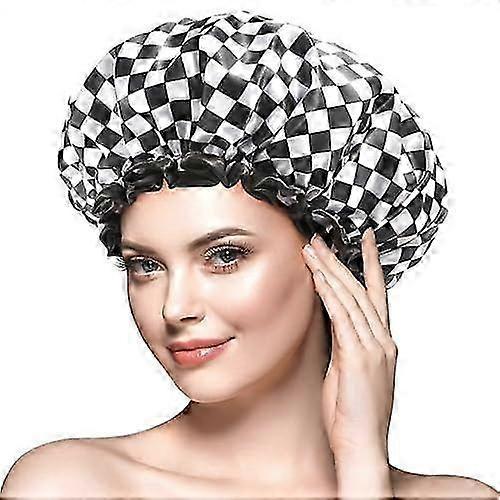 28cm Eco-Friendly Long-Hair Shower Cap