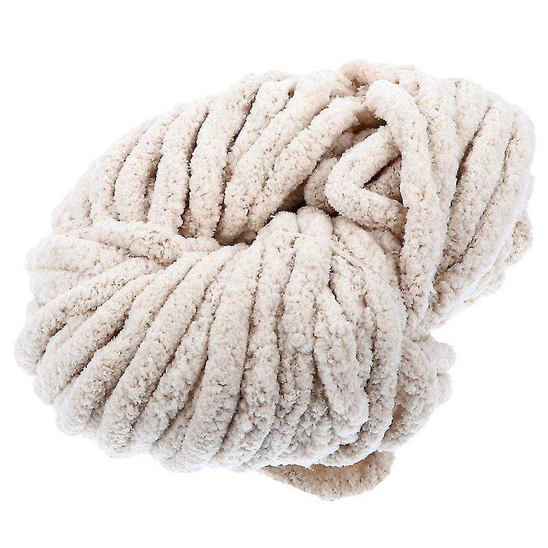 1X1cm Beige Thread & Floss 1pc Thick Icelandic Wool Hand-woven Single Strand Wool Practical Coarse W