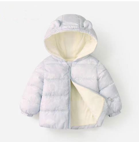 2023 Höst och vinter pojk- och flickkläder dunjacka för barn Utomhus mellersta och små barn plus duntjock kappa Toddler Hooded Cotton C