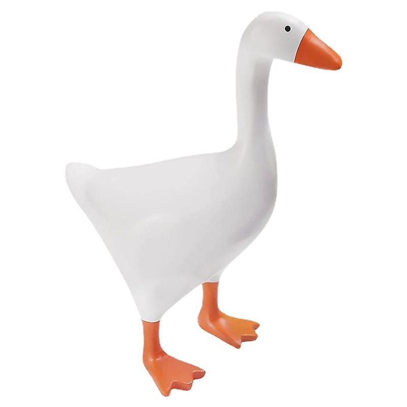 Goose Duck Magnetic Keychain, Resin Goose Statue Magnetic Keychain Storage Holder