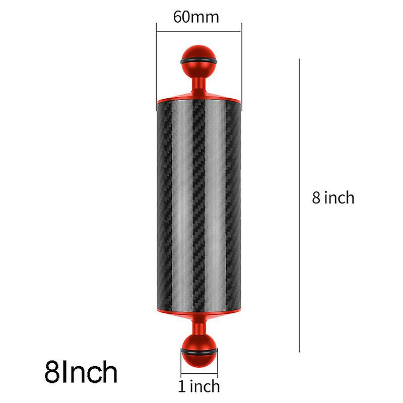 Karbonfiber oppdrift arm undervanns float arm for video lys strobe montering