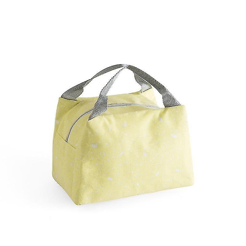 黄色のポータブルベビーフード断熱防水バッグ漫画の赤ちゃんの給餌バッグサーマル