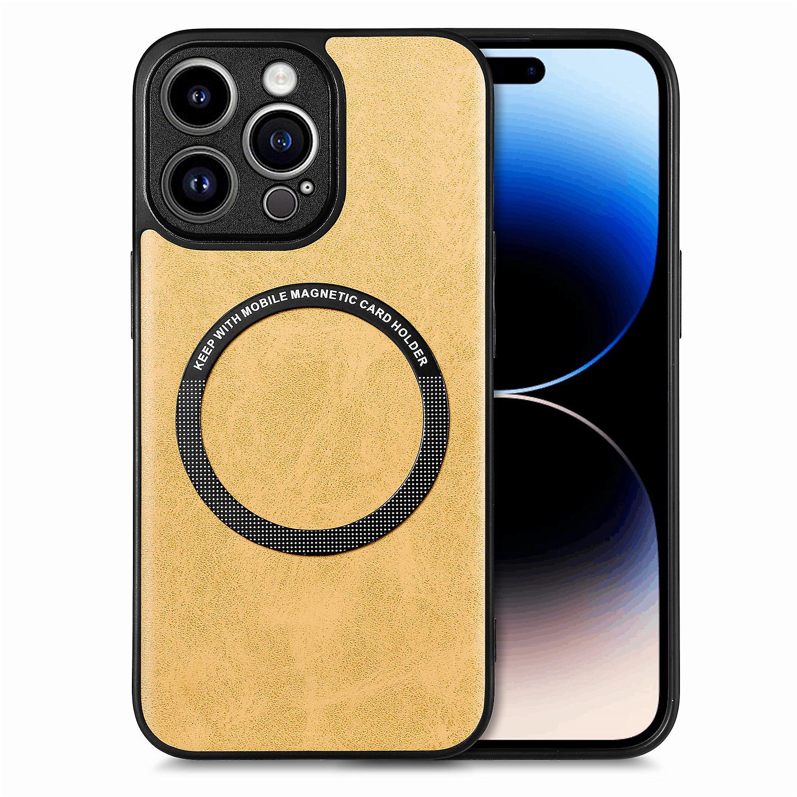 Case For Iphone X/11/12/13/14 Magnetic Solid Color Fine Hole Anti-fall Case For Iphone 14 Pro Max