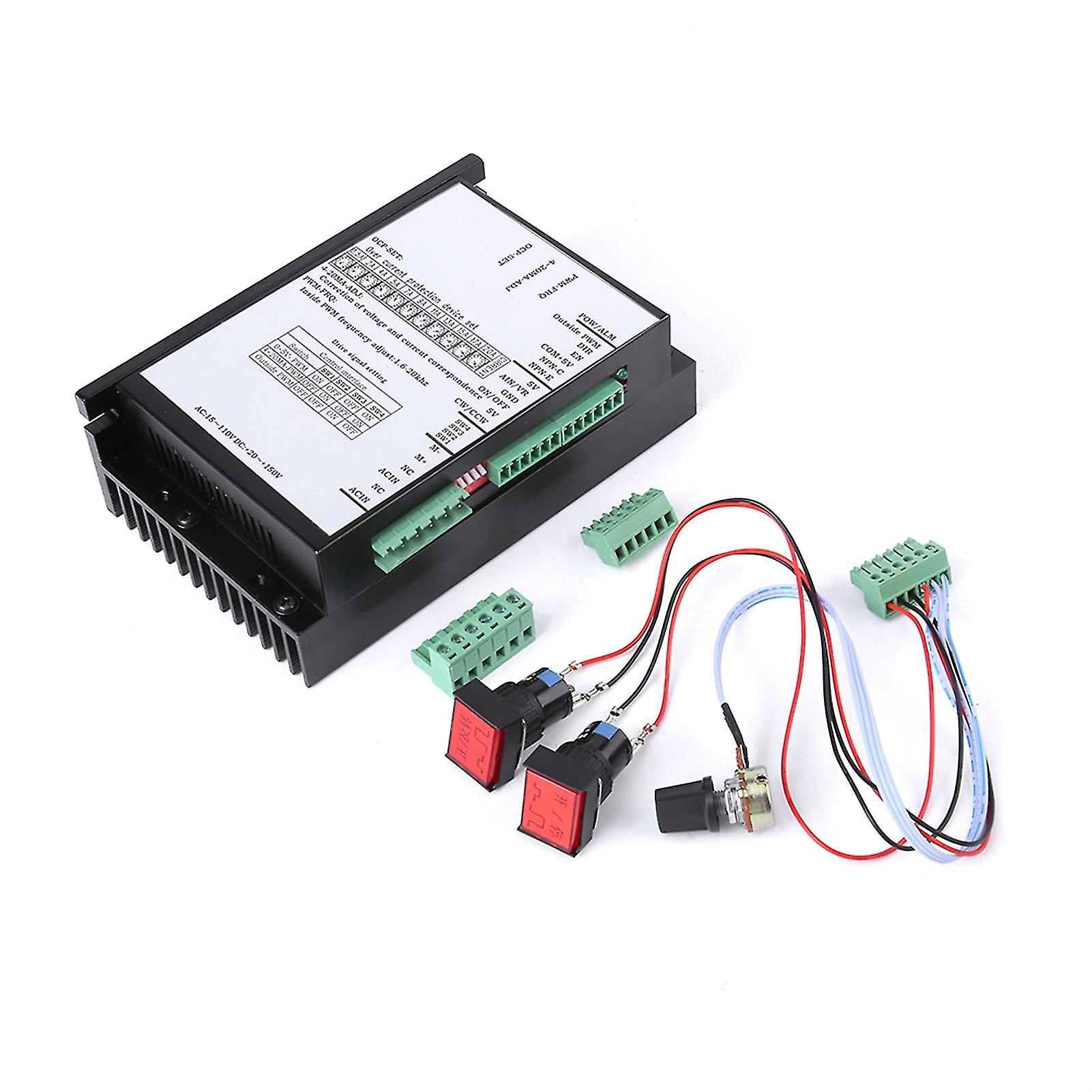 AC20-110V 2000w Kartáčovaná doska regulátora otáčok jednosmerného motora Pwm Plc Regulátor