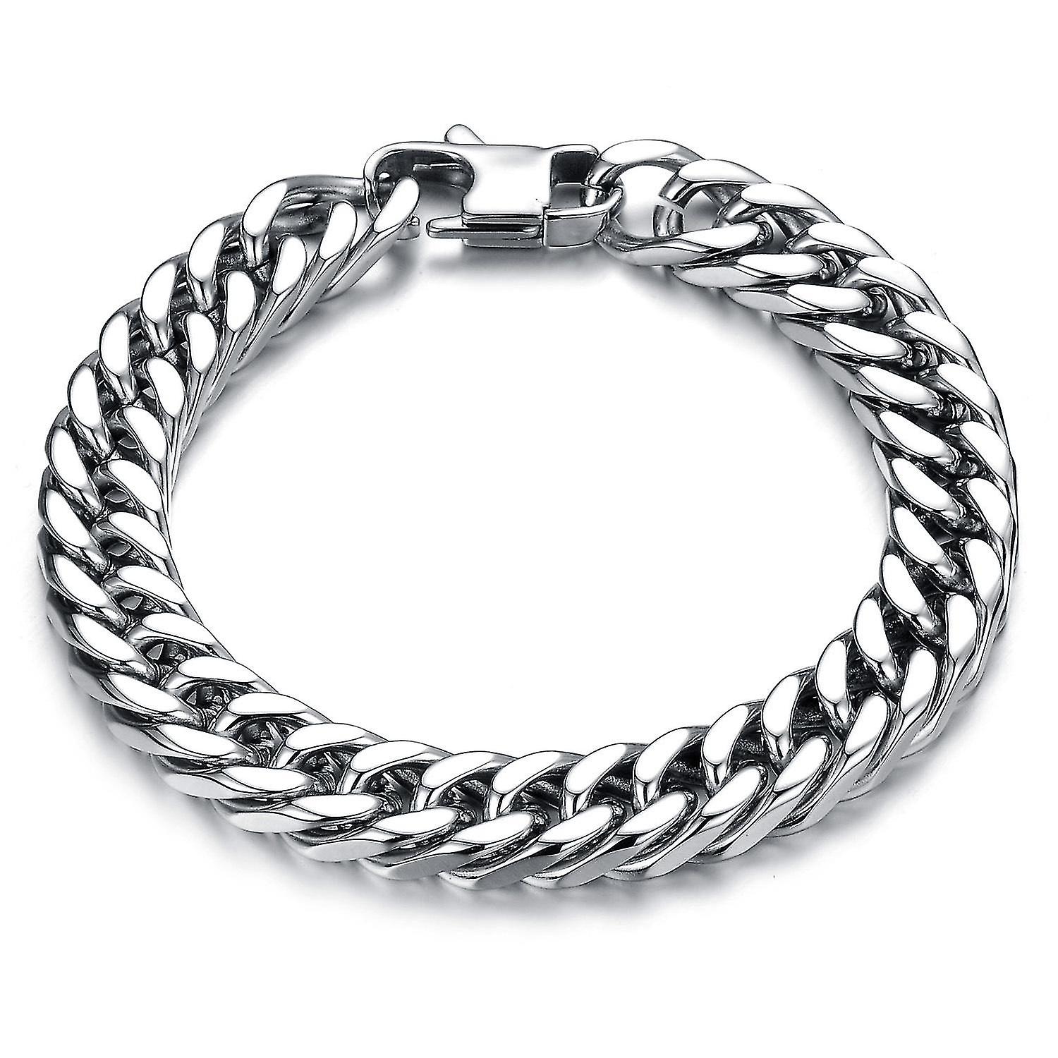 Imposing Titanium Steel Bracelet With Clasp