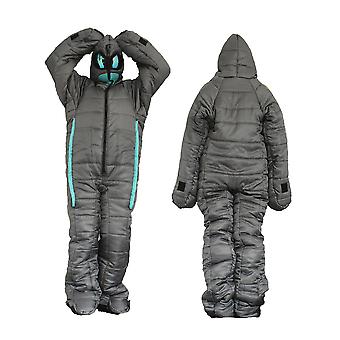 Erwachsenenschlafsack Ganzkrper-Wearable-Anzug Menschengeformter Alien- Schlafsack fr Reisen im Freien Wandern | Fruugo DE