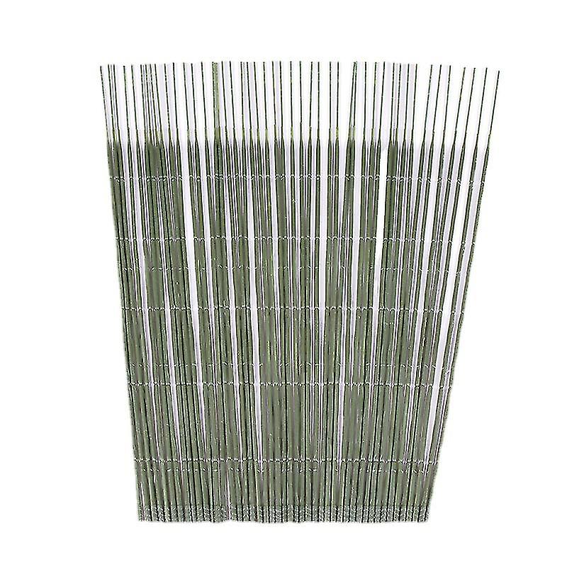 20 قطعة 22 سم أسلاك جذعية زهرية ، سلك جذعي زهري أخضر صياغة للحرف اليدوية وترتيب الزهور