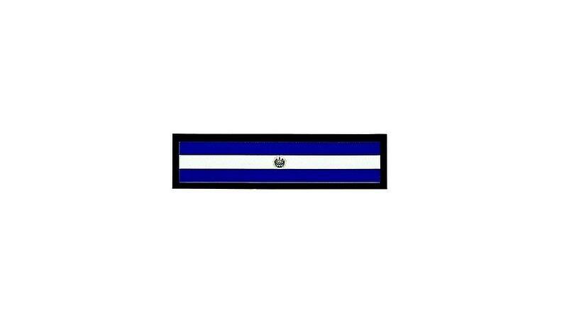 Patch Ecusson Brode Prints Souvenir Backpack Flag Salvador Salvadoran R2