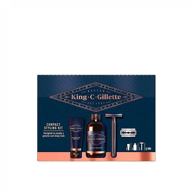 Gillette King C. Kit de estilo compacto 7 piezas