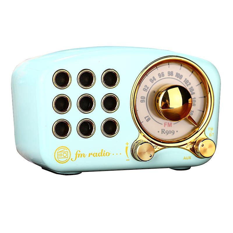 Retro Bluetooth Speaker (blue)