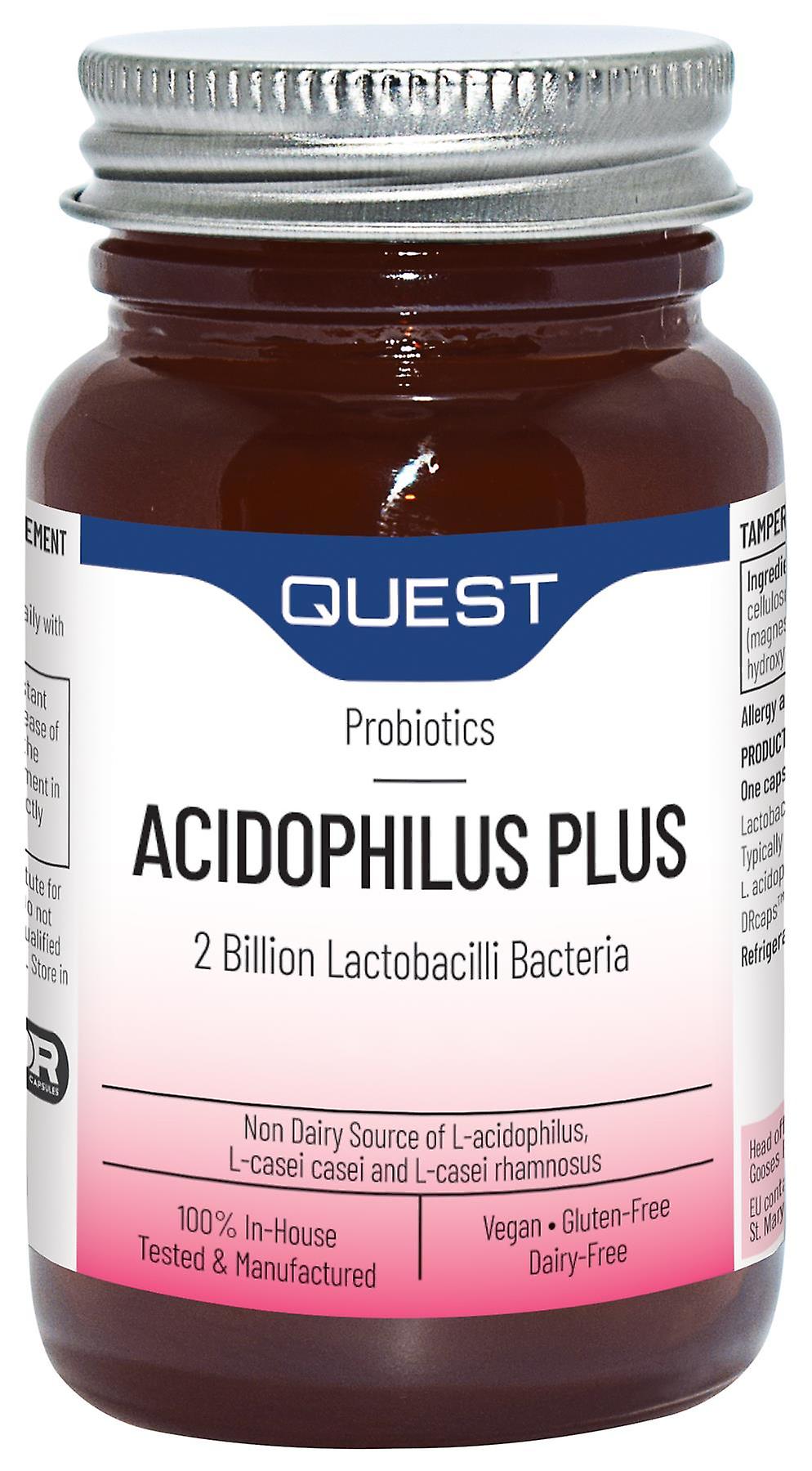 Quest Acidophilus Plus - Probiotic Supplement - 120 Capsules