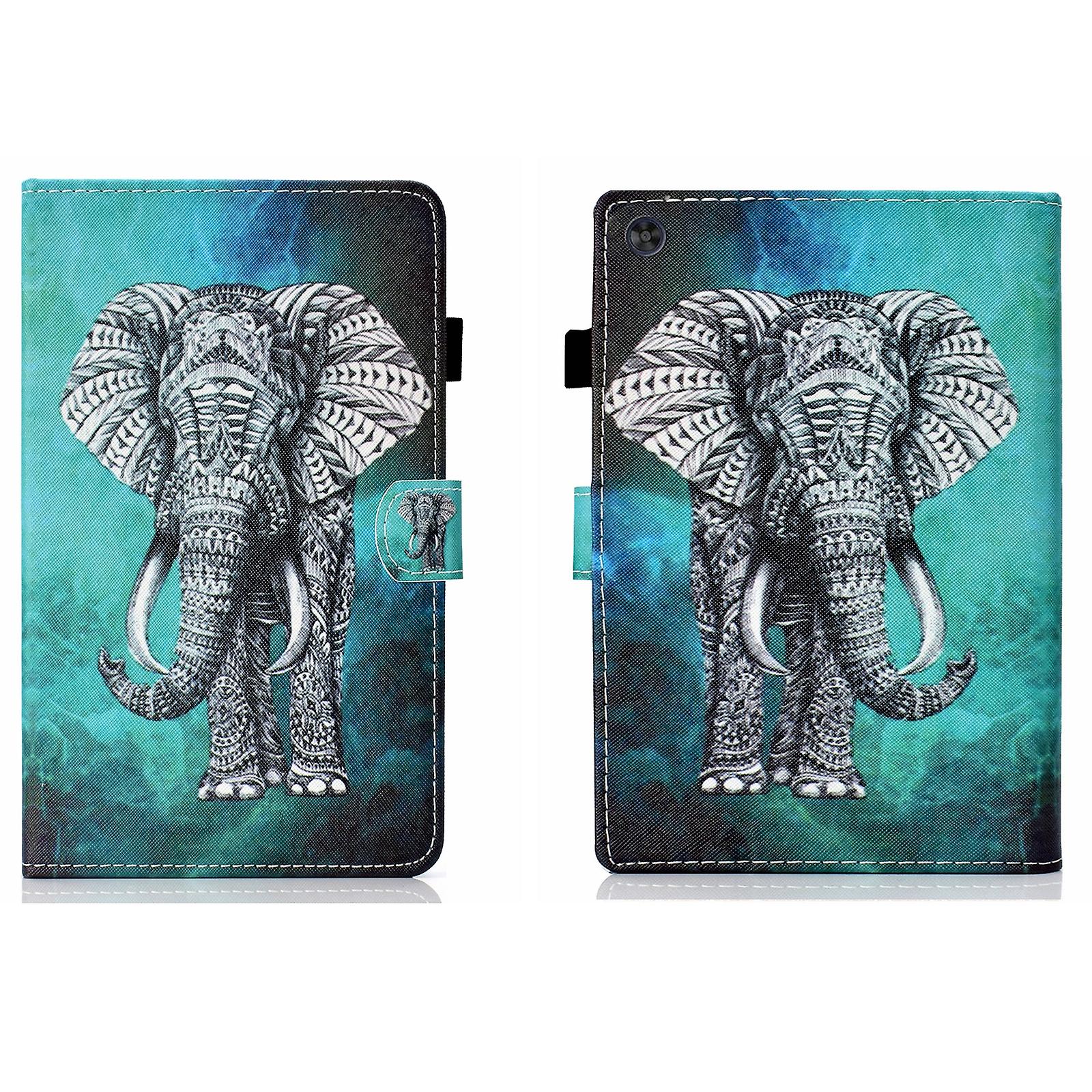 Coloured Drawing Leather Case For Samsung Galaxy Tab A9