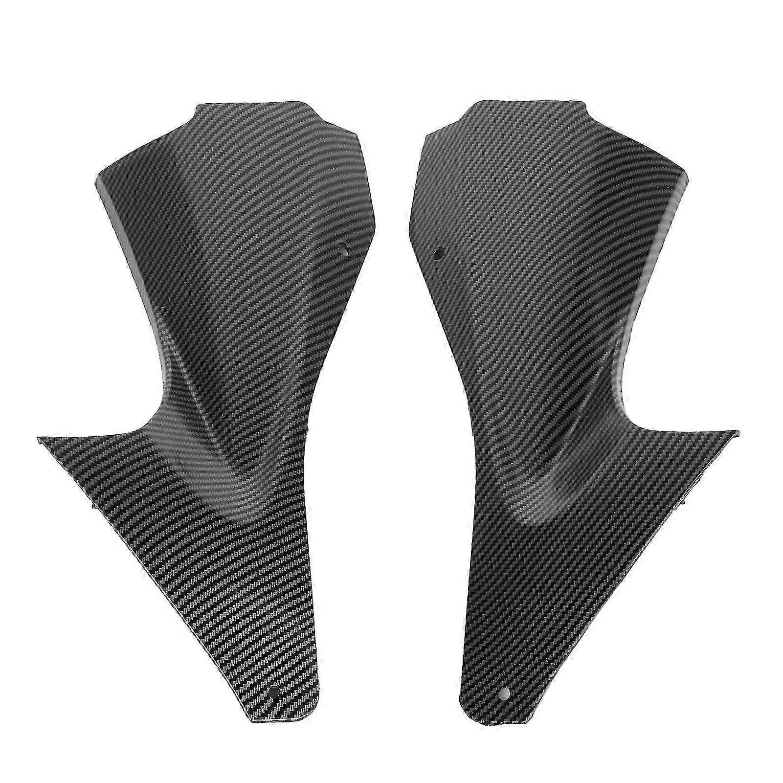 2Pcs Motorcycle Carbon Fiber Side Fairing Covers Fit For Yamaha YZF R6 2006-2007