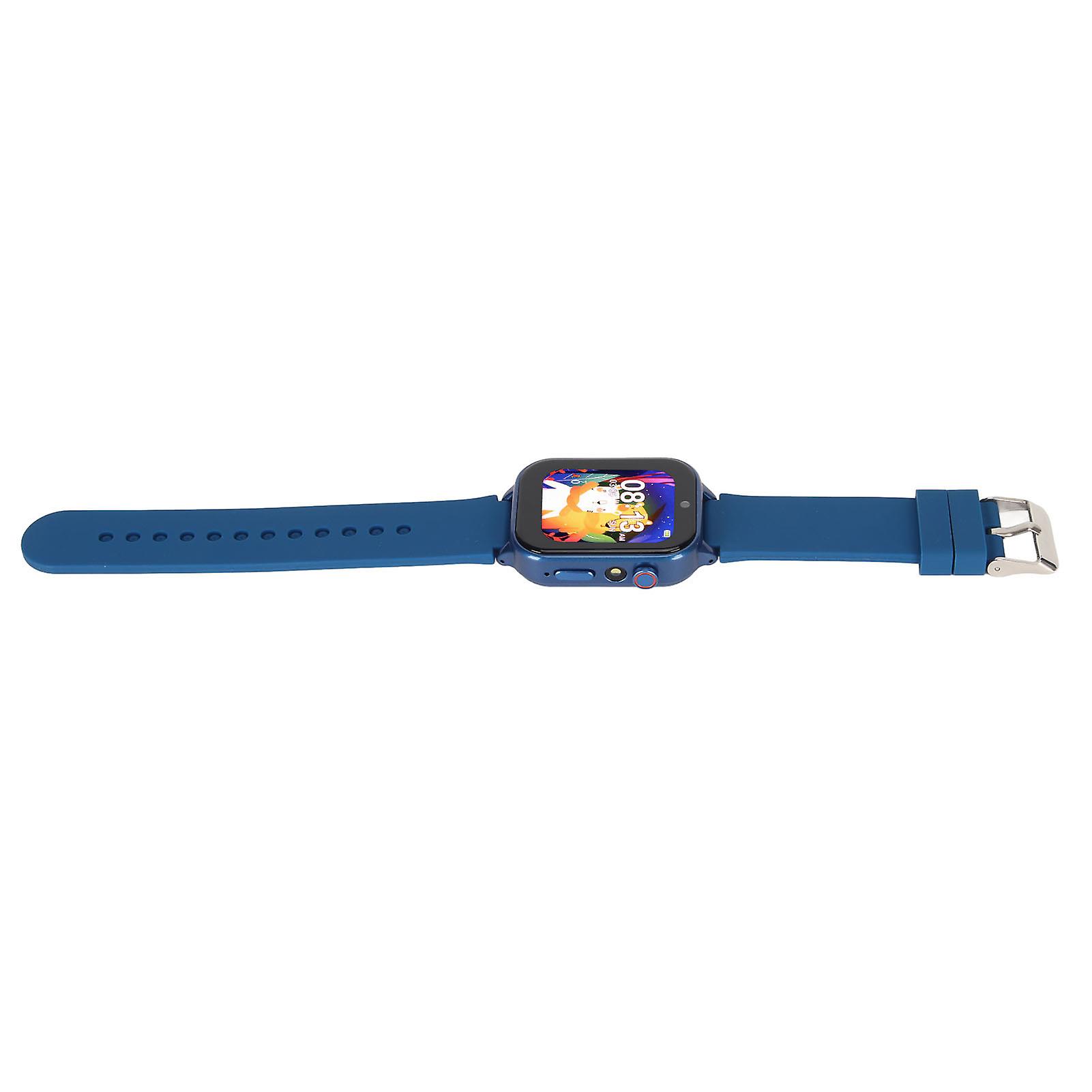 Kids Smart Watch Dual Cameras Multiple Functional High Definition Smart Watch Phone for 4 To 12 Year Old Boys Girls Blue