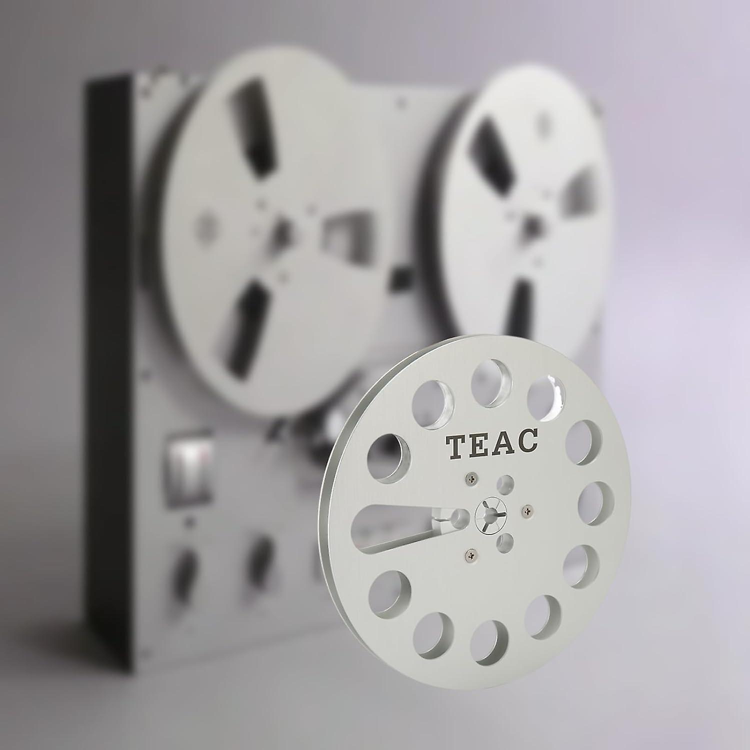 1/4 7 Inch Empty Plastic Take Up Reel to Reel Small Hub, 11 Holes Universal Open Reel Sound Tape Emp