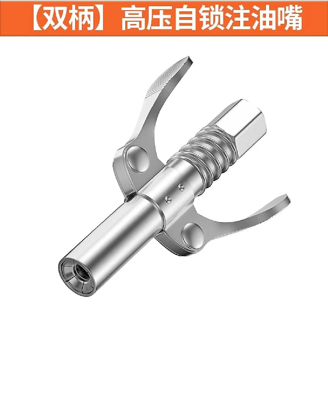 1pc 1/8NPT Grease Gun Coupler Zerk 10000PSI Grease Coupler Fitting Tip Lock-On PSI 1/8\" NPT Self-Locking Press SAE Fitting Adapt~28800